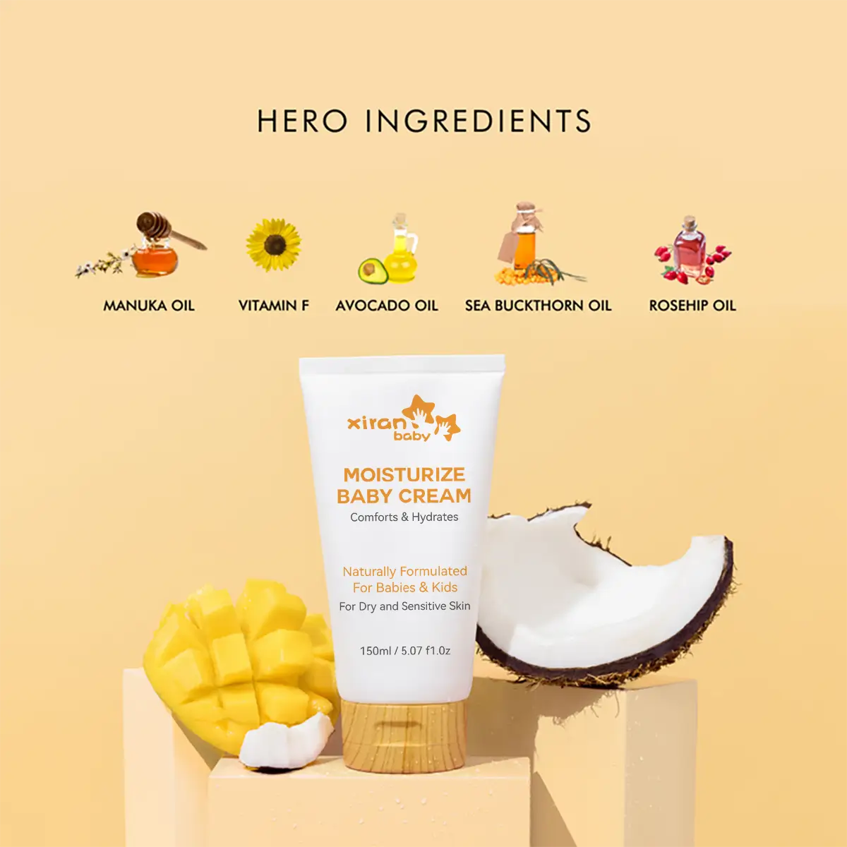 Private Label Avocado Baby Cream Key Ingredients